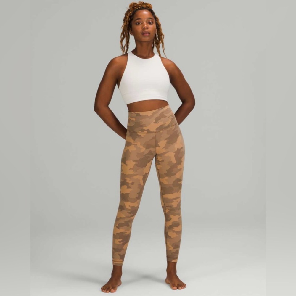 Lululemon Align High-Rise Pant 25" in Heritage 365 Camo Beige Multi - Picture 3 of 6